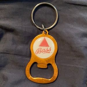 Bass Beer key ring Keychain